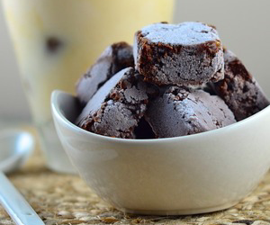 Frozen Chocolate and Hemp Brownie Bites