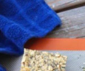 Raw peanut butter hemp bars