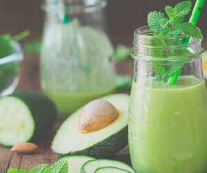 Canna Infused Matcha Mint Smoothie