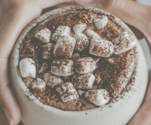 Infused Salted Caramel Hot Chocolate