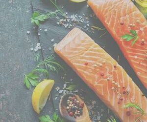 Cannabis Infused Slow-Roasted Citrus Salmon with Herb Salad