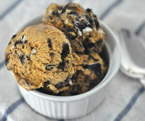 Pumpkin Cookies and Cream Ice Cream Recipe
