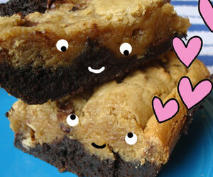 Cakespy: Blondie-Topped Brownies Recipe