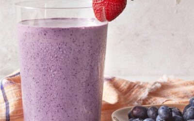 Strawberry-Blueberry-Banana Smoothie