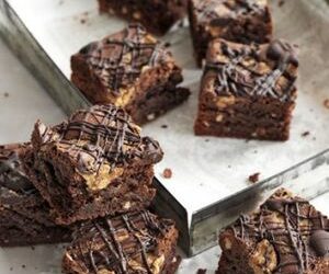 Peanut butter brownies