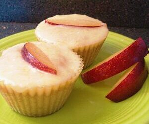 Spice Cupcakes with Plum-Cardamom Glaze