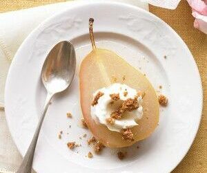 Roasted Pears with Amaretti Cookies