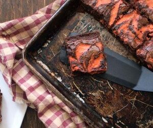 Halloween Cheesecake Brownies