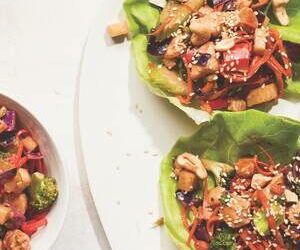 Satay Lettuce Wraps