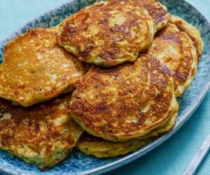 Buttermilk Cheddar Corn Cakes